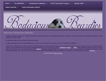 Tablet Screenshot of bodaciousbeardies.com
